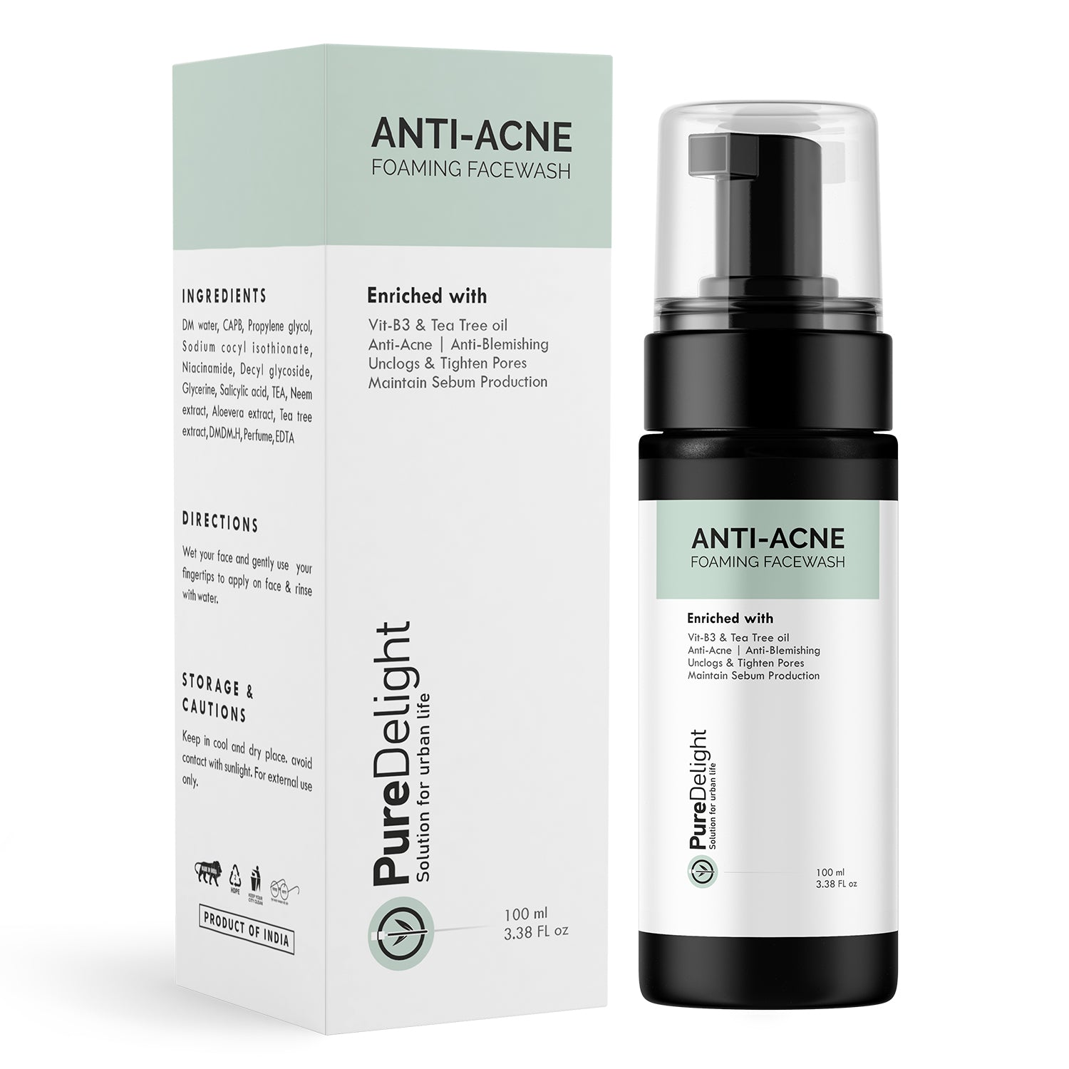 PureDelight Anti-Acne Foaming Face Wash