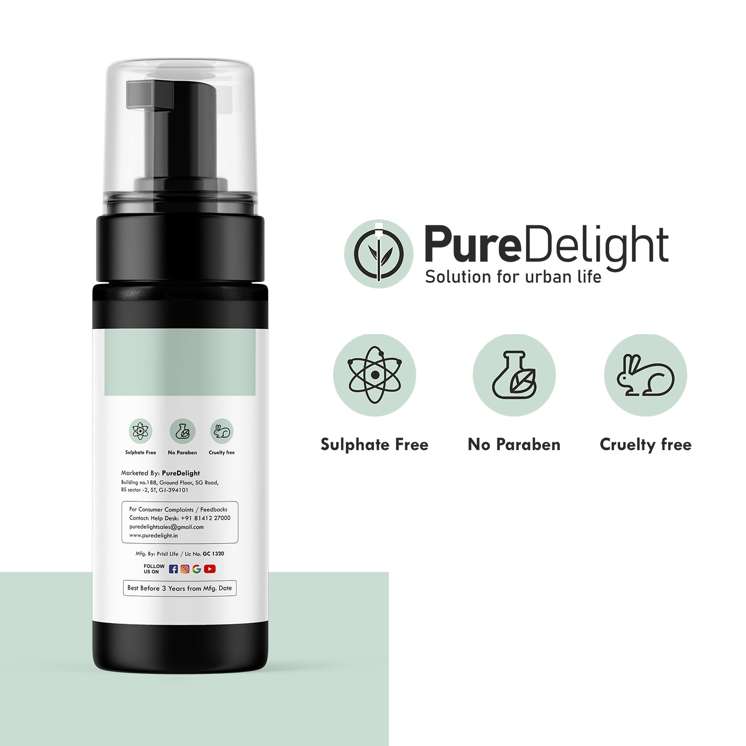 PureDelight Anti-Acne Foaming Face Wash