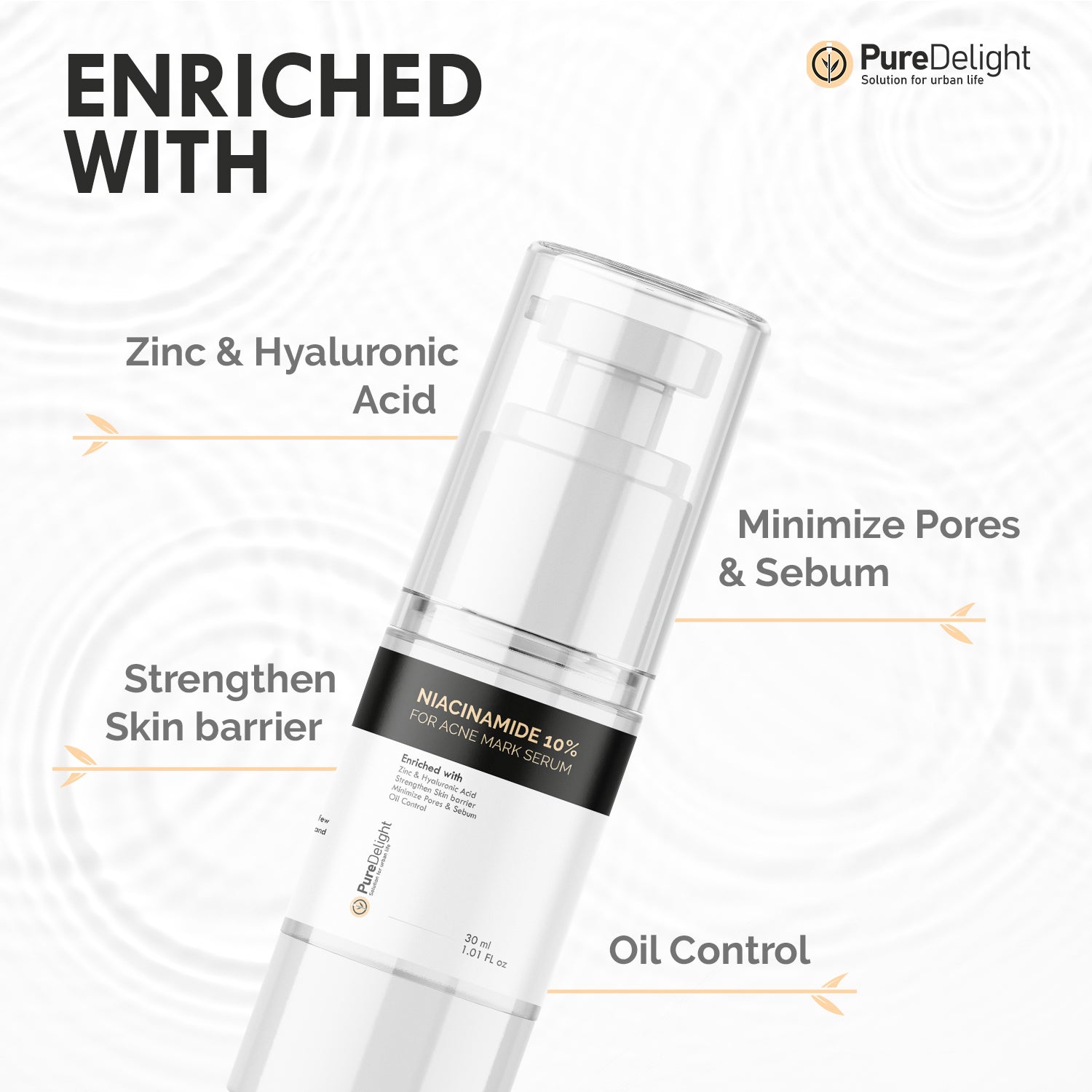 PureDelight 10% Niacinamide Face Serum