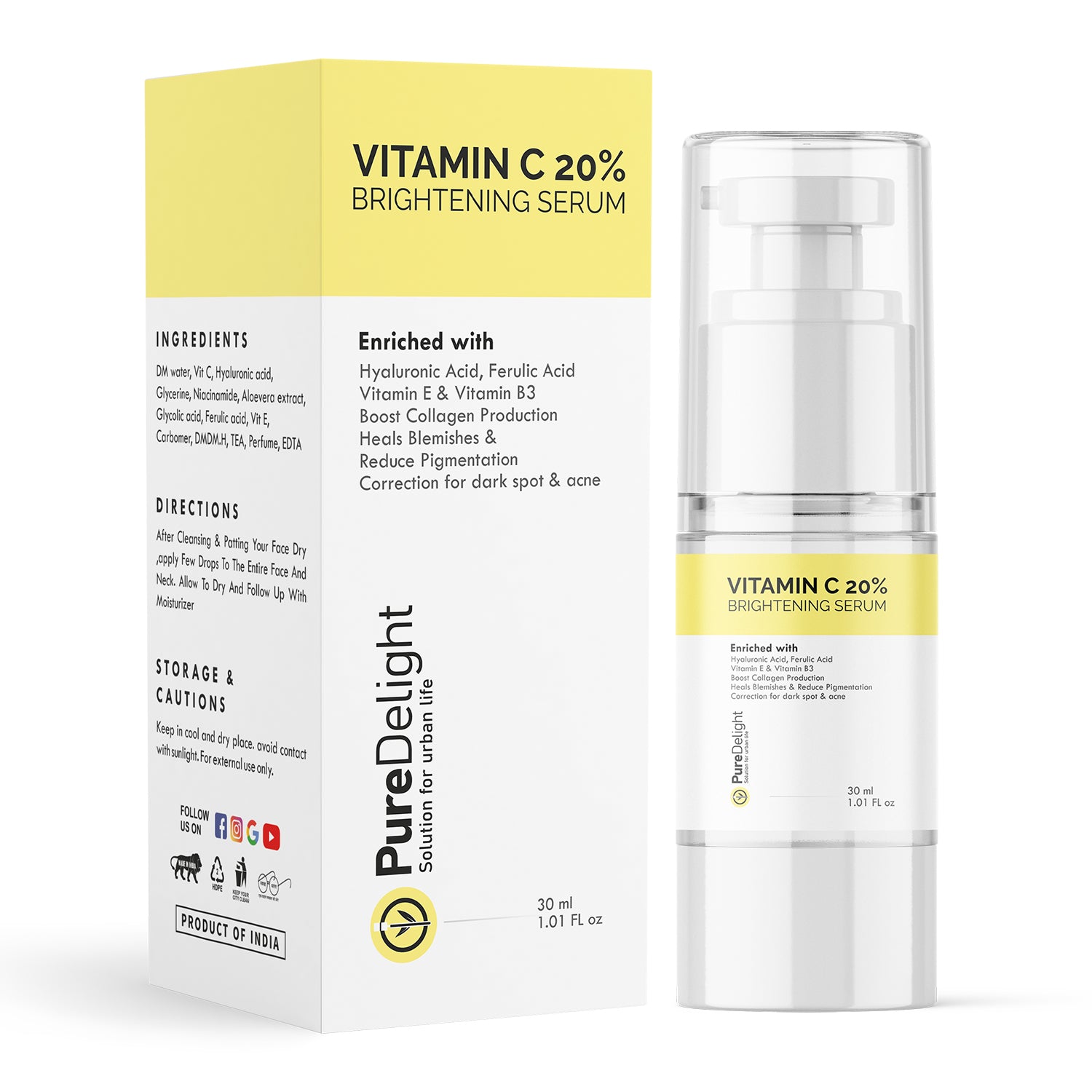 PureDelight Vitamin C 20% Face Serum