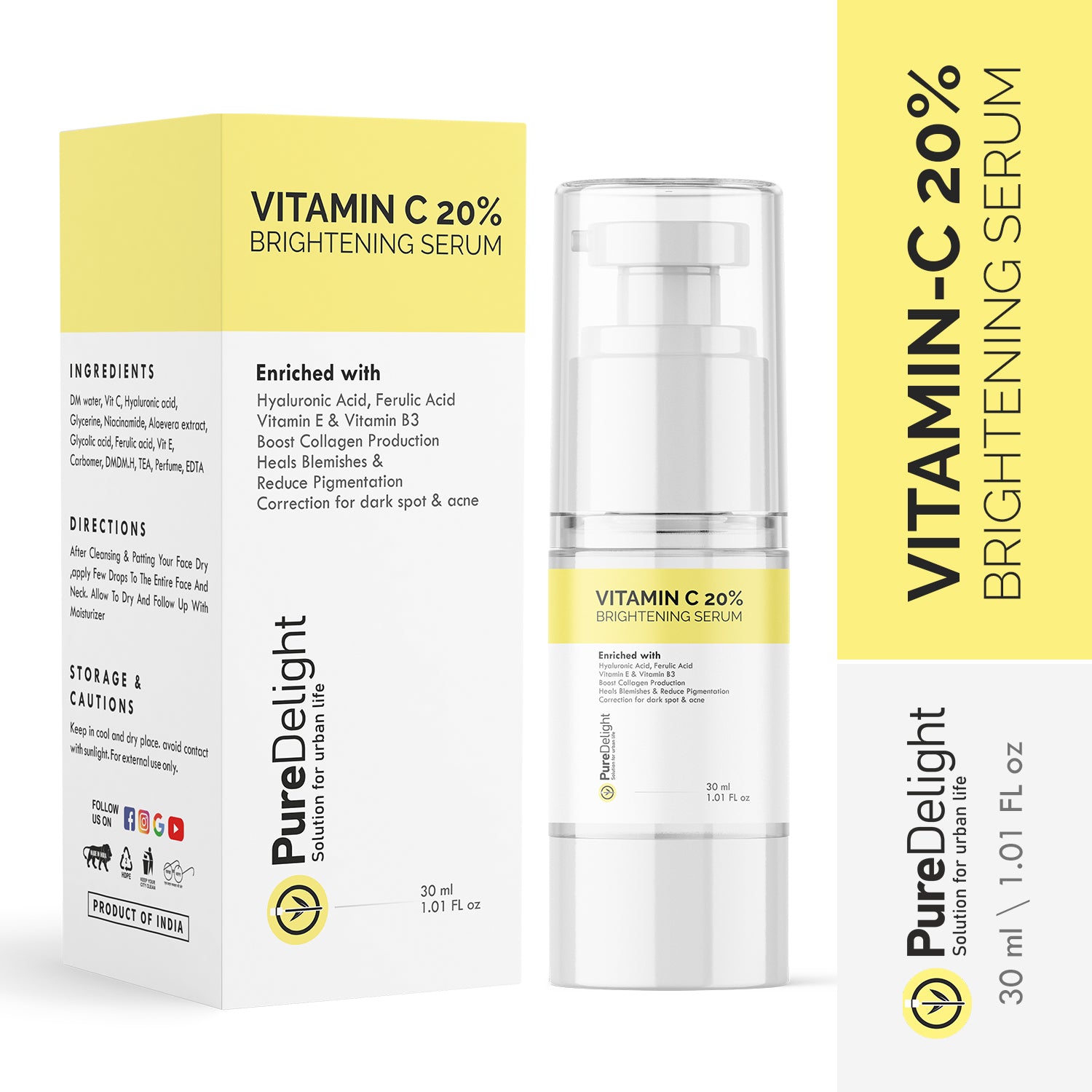 PureDelight Vitamin C 20% Face Serum