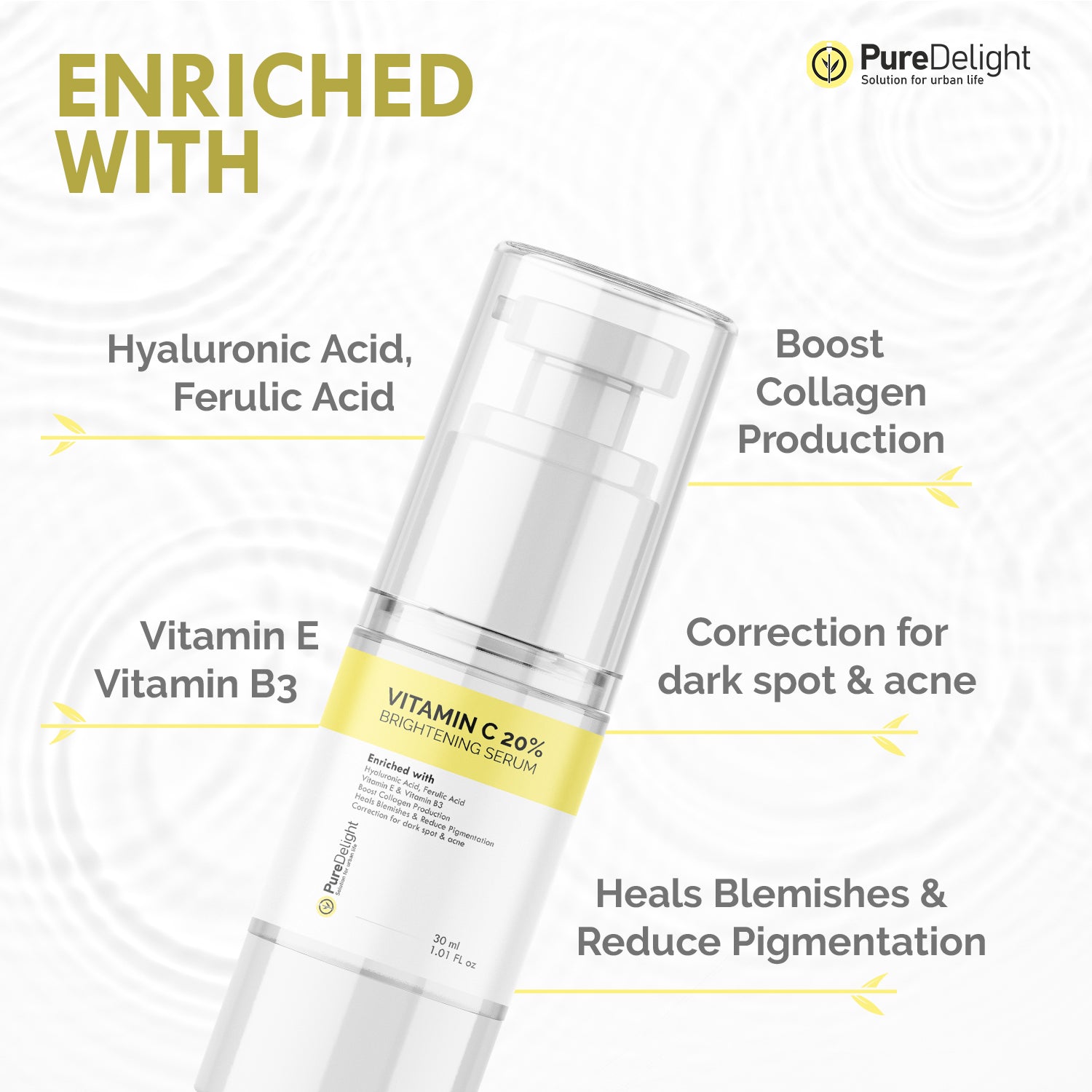PureDelight Vitamin C 20% Face Serum