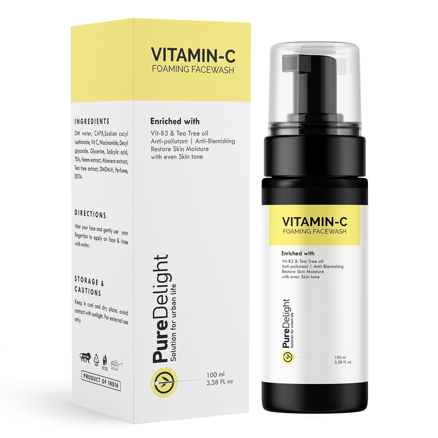 Vitamin C Brightening Foaming Face Wash