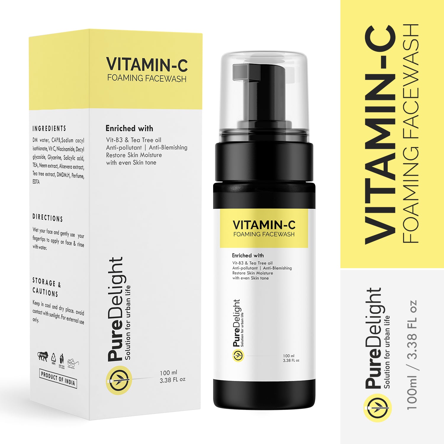 Vitamin C Brightening Foaming Face Wash