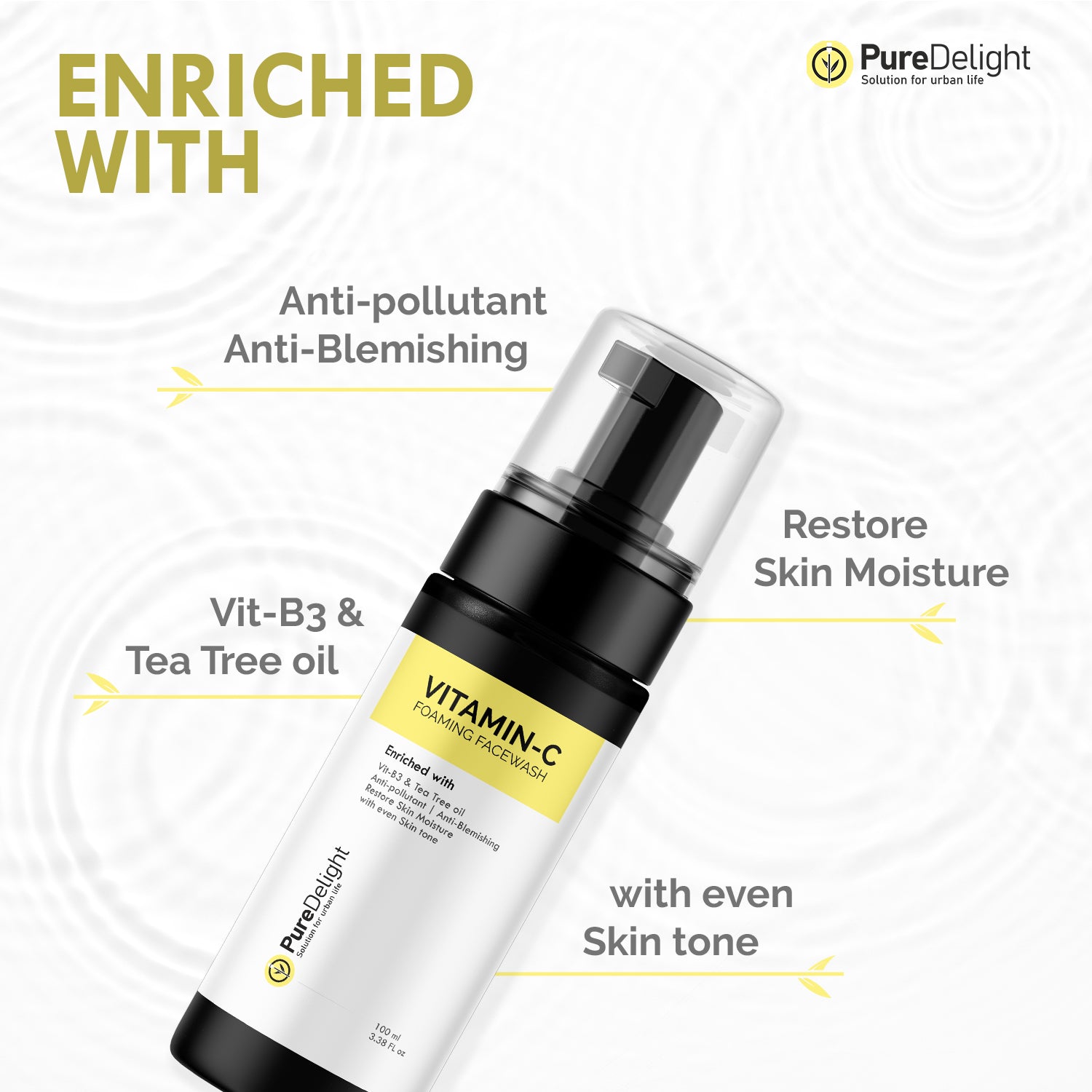 Vitamin C Brightening Foaming Face Wash